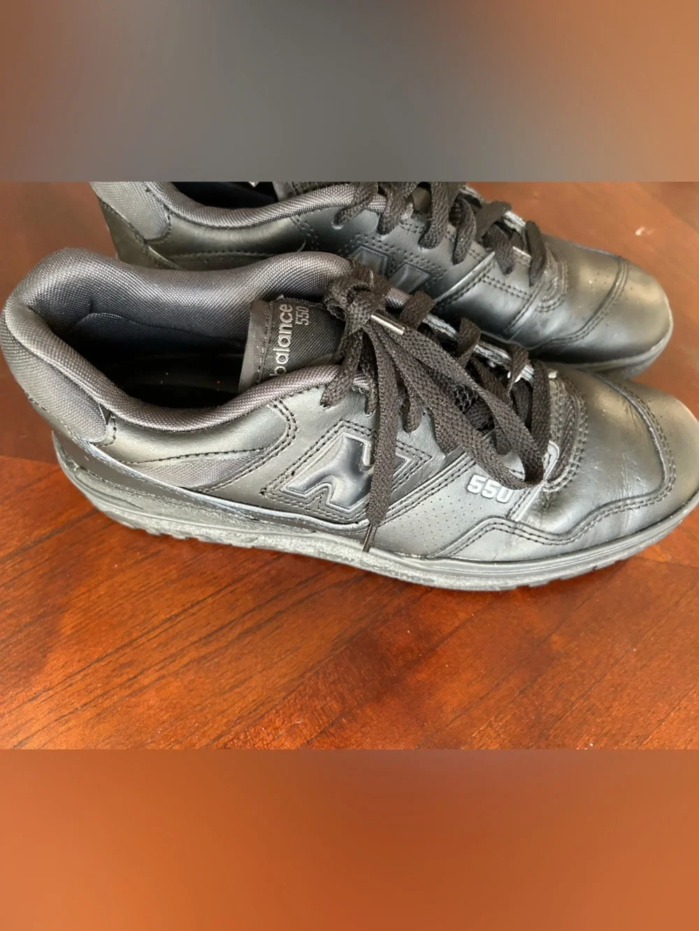 New Balance all black